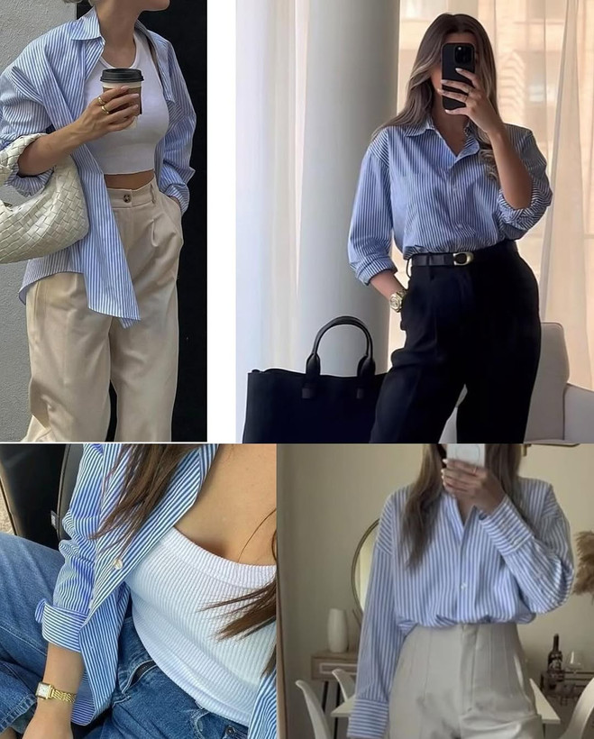 شومیز راه راه
